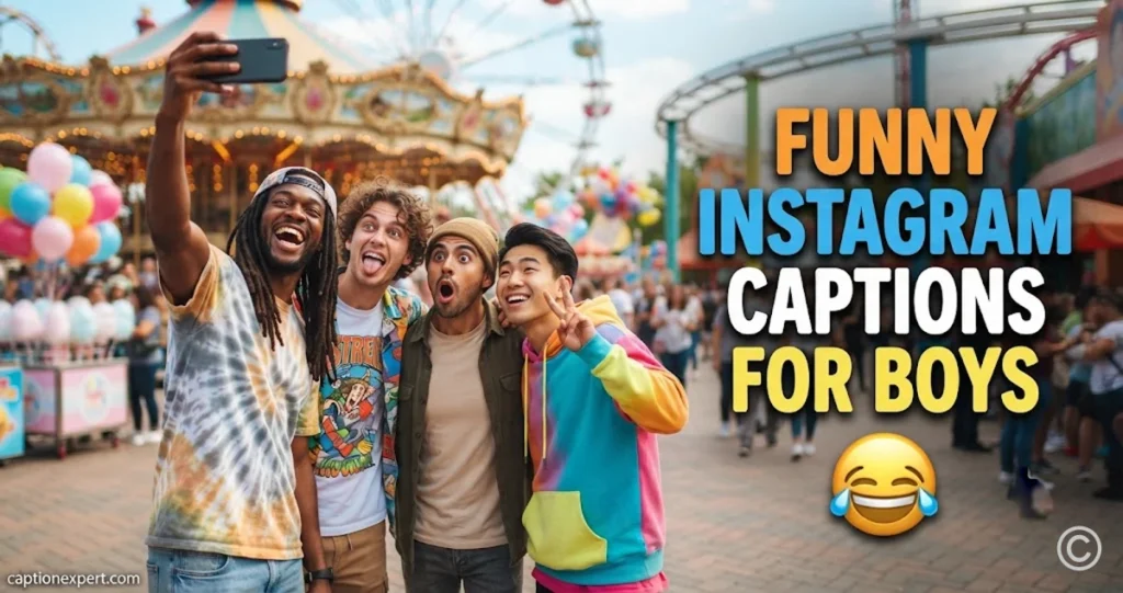 Funny Instagram Captions for Boys 