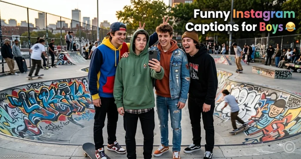 Funny Instagram Captions for Boys