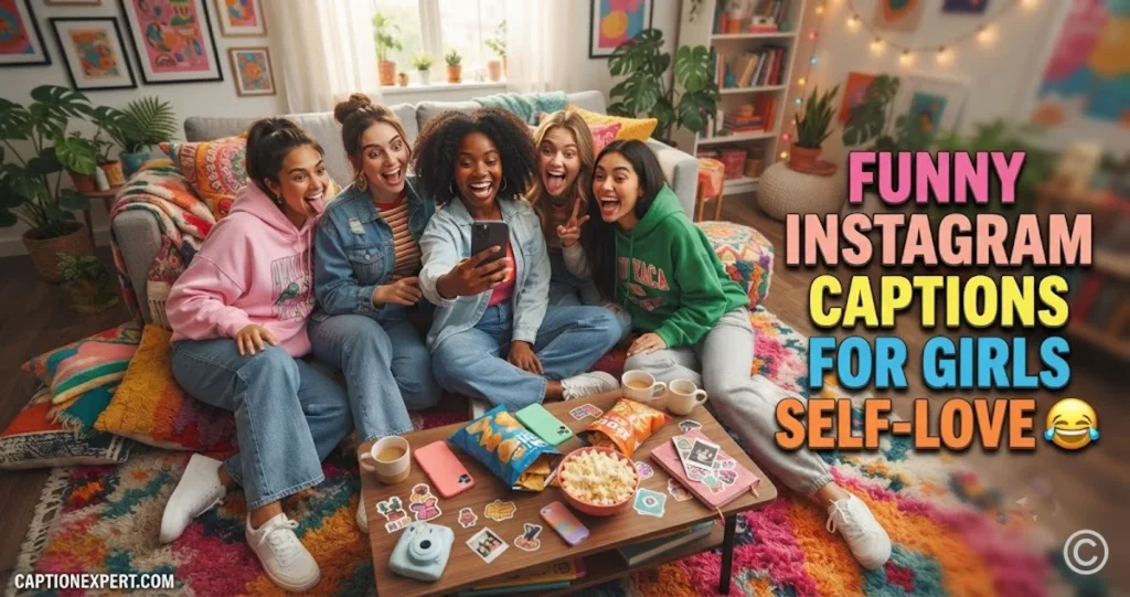 Funny Instagram Captions for Girls Self-Love 