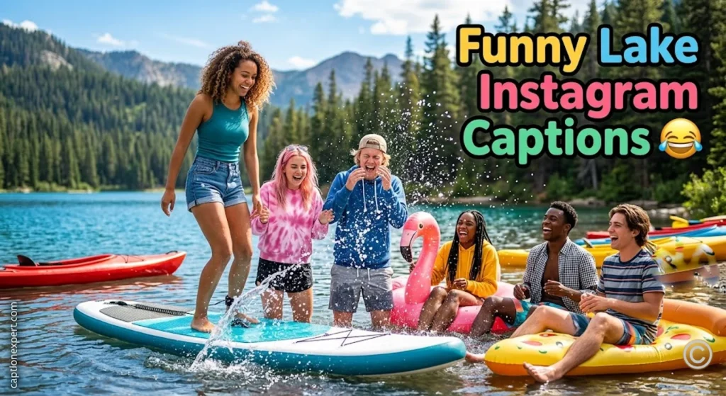 Funny Lake Instagram Captions