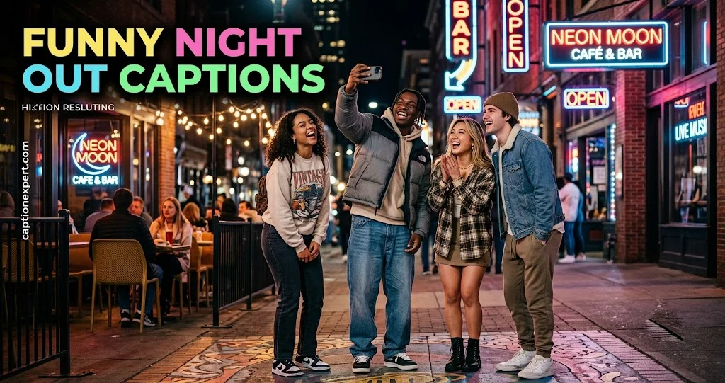  Funny Night Out Captions