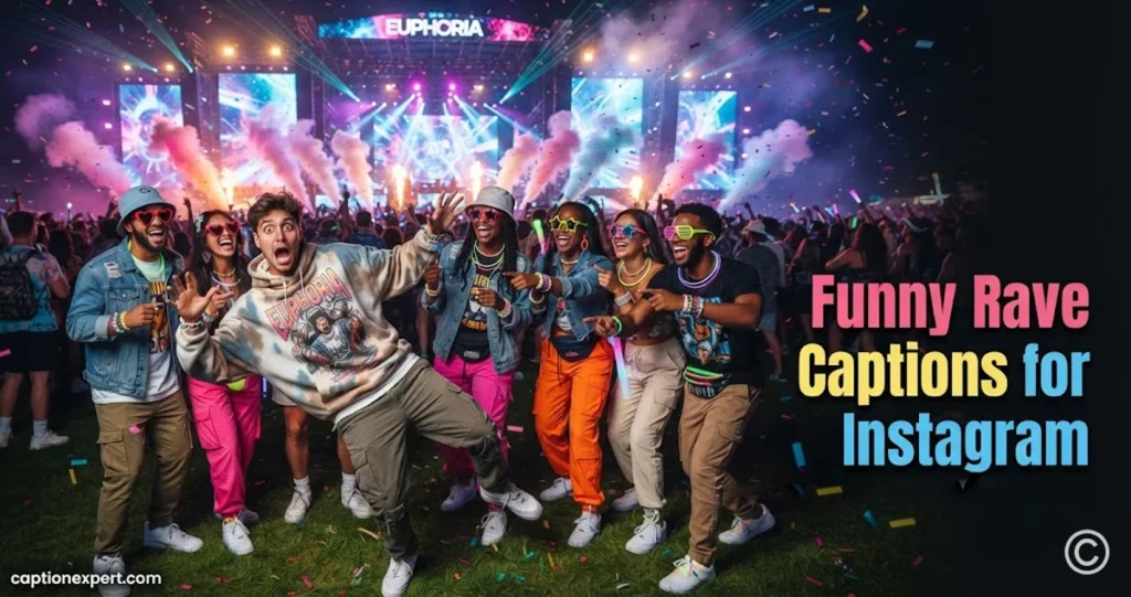 Funny Rave Captions for Instagram 