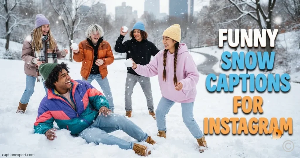 Funny Snow Captions for Instagram 
