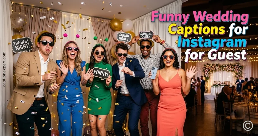 Funny Wedding Captions for Instagram for Guest