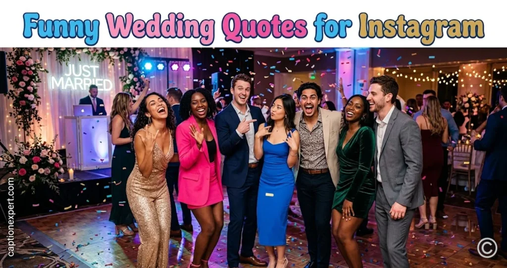 Funny Wedding Quotes for Instagram