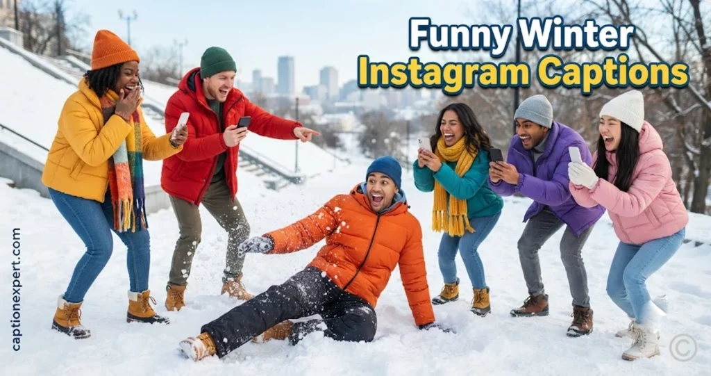  Funny Winter Instagram Captions 