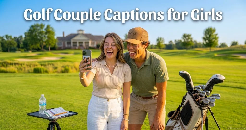 Golf Couple Captions for Girls