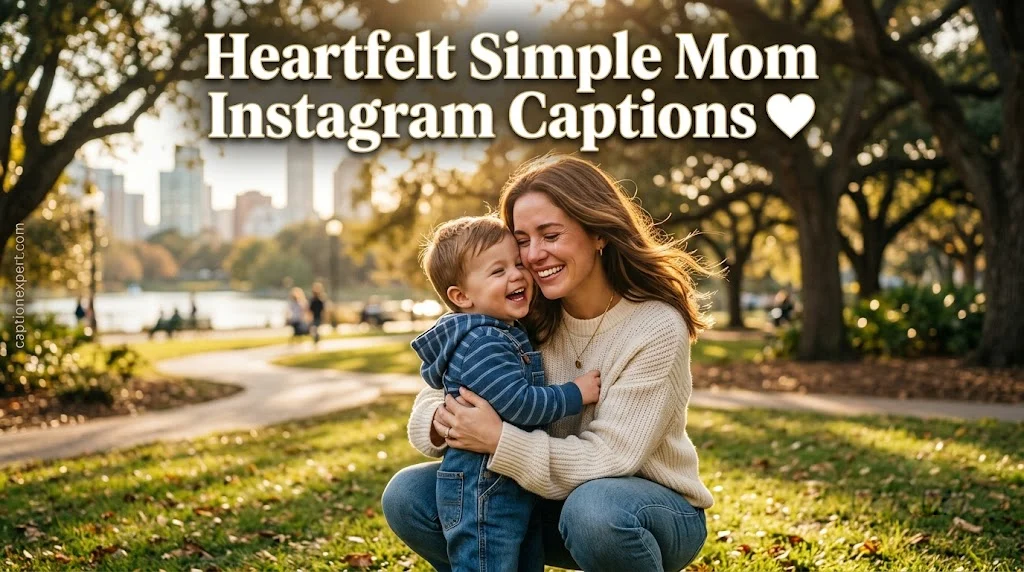 Heartfelt Simple Mom Instagram Captions 

