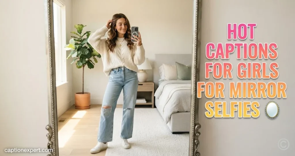 Hot Captions for Girls for Mirror Selfies