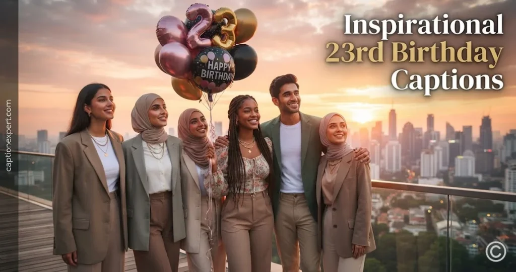 Inspirational 23rd Birthday Captions 