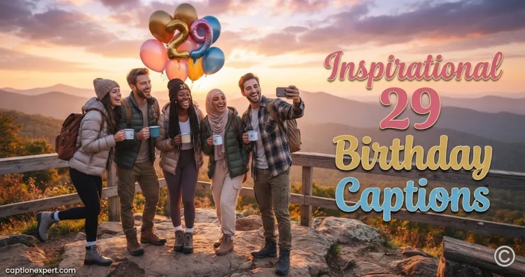 Inspirational 29 Birthday Captions