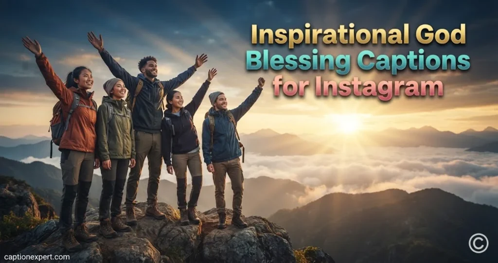  Inspirational God Blessing Captions 