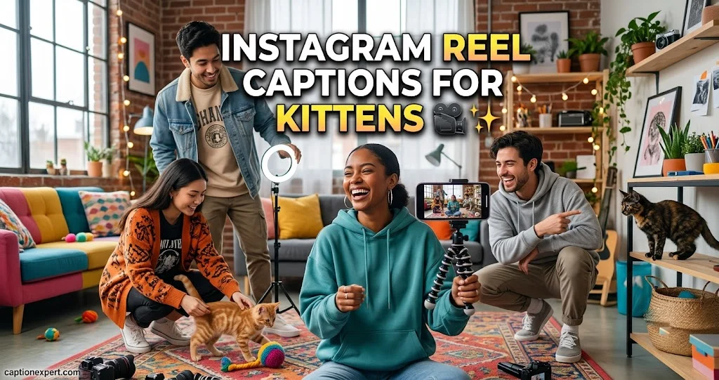 Instagram Reel Captions for Kittens 