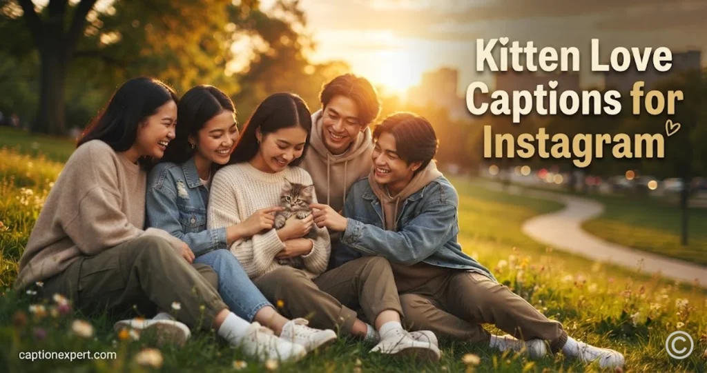  Kitten Love Captions for Instagram