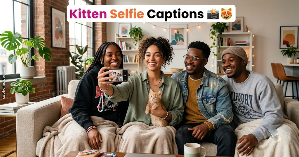 Kitten Selfie Captions 