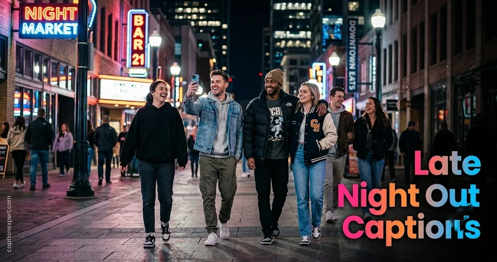 Funny Night Out Captions