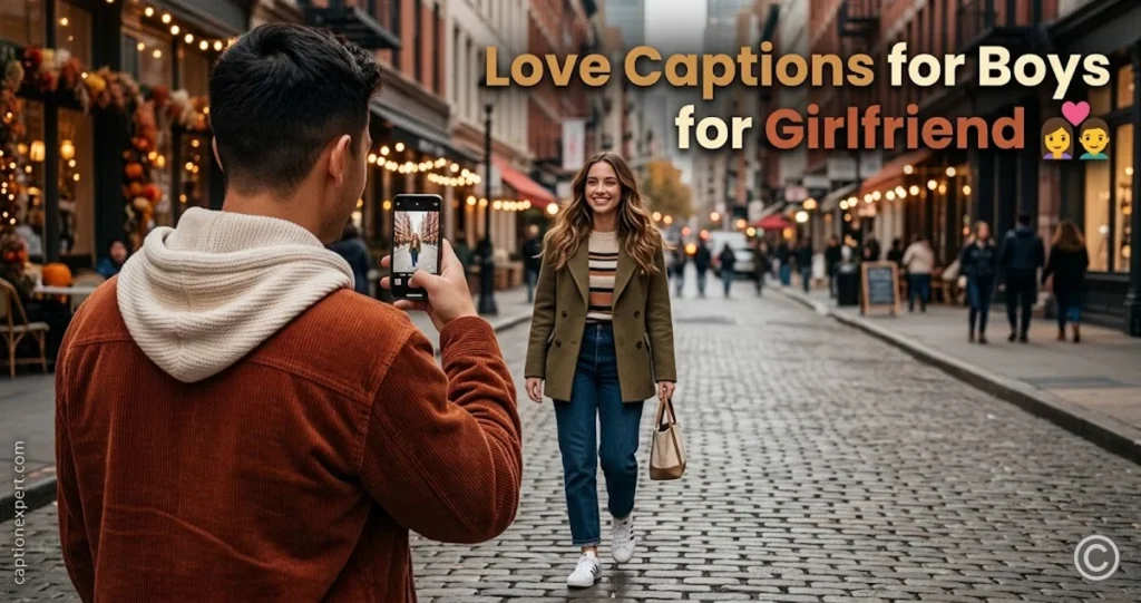 Love Captions for Boys for Girlfriend 