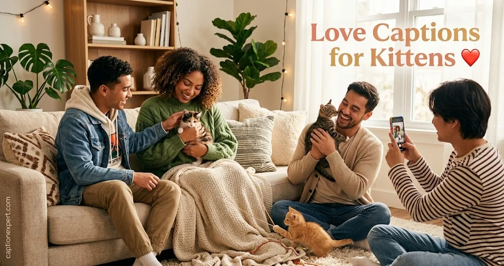 Love Captions for Kittens