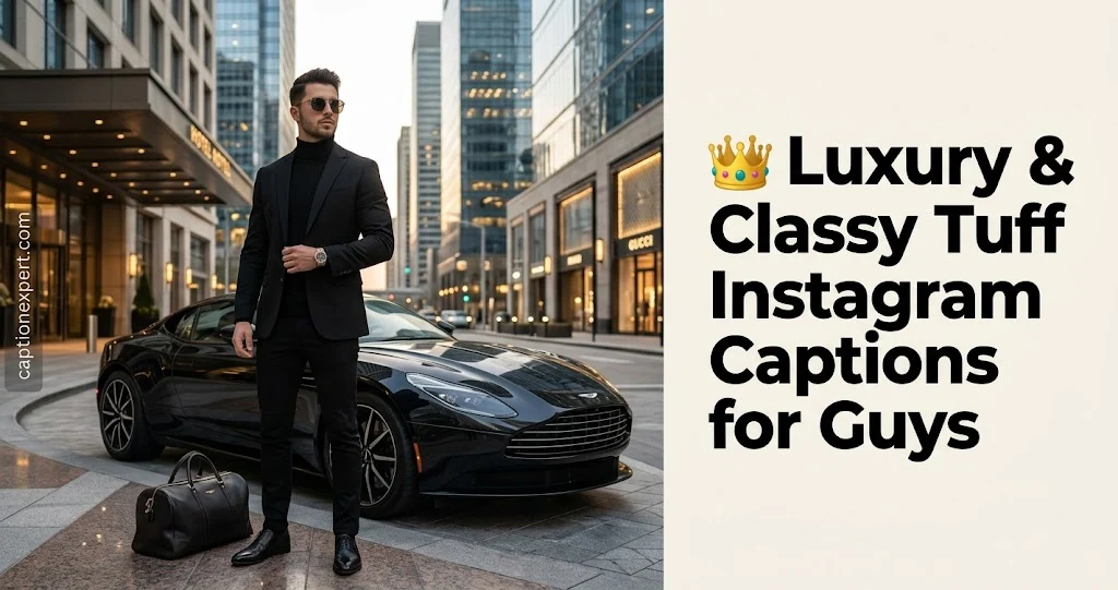  Luxury & Classy Tuff Instagram Captions for Guys