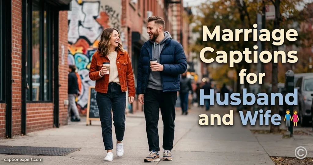 Marriage Captions for Husband and Wife