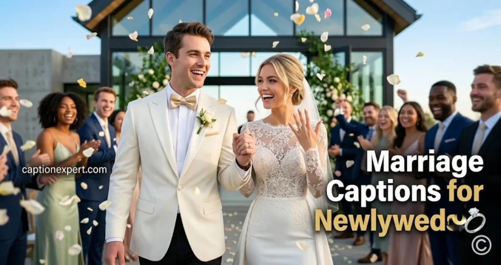 Marriage Captions for Newlyweds