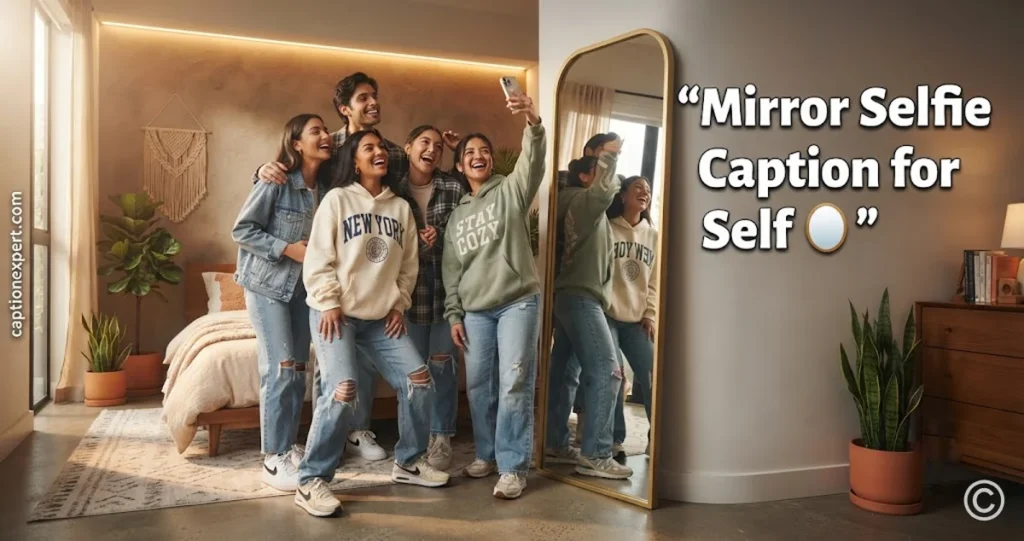 Mirror Selfie Caption for Self