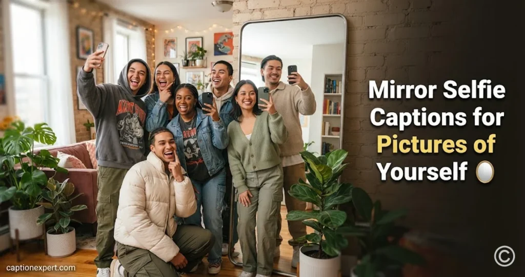 Mirror Selfie Captions for Pictures of Yourself