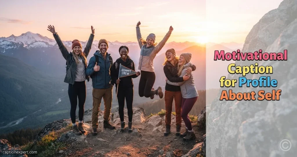 Motivational Caption for Profile About Self 
