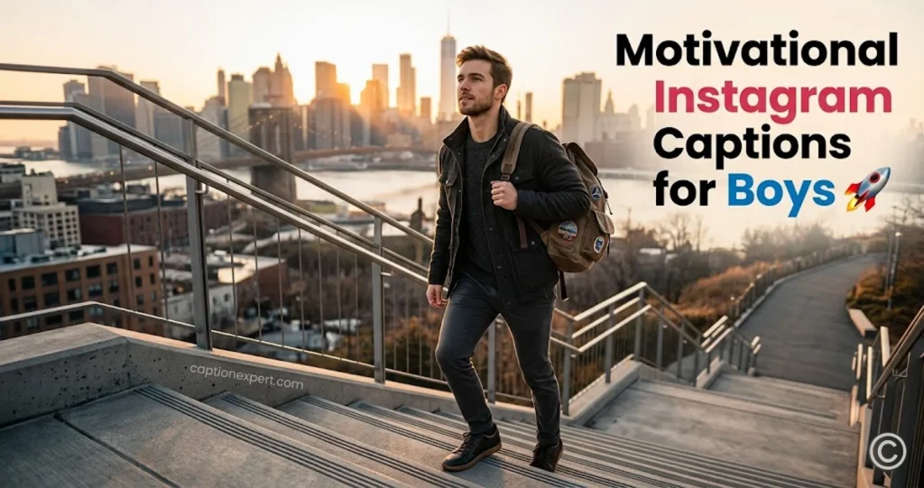 Motivational Instagram Captions for Boys 