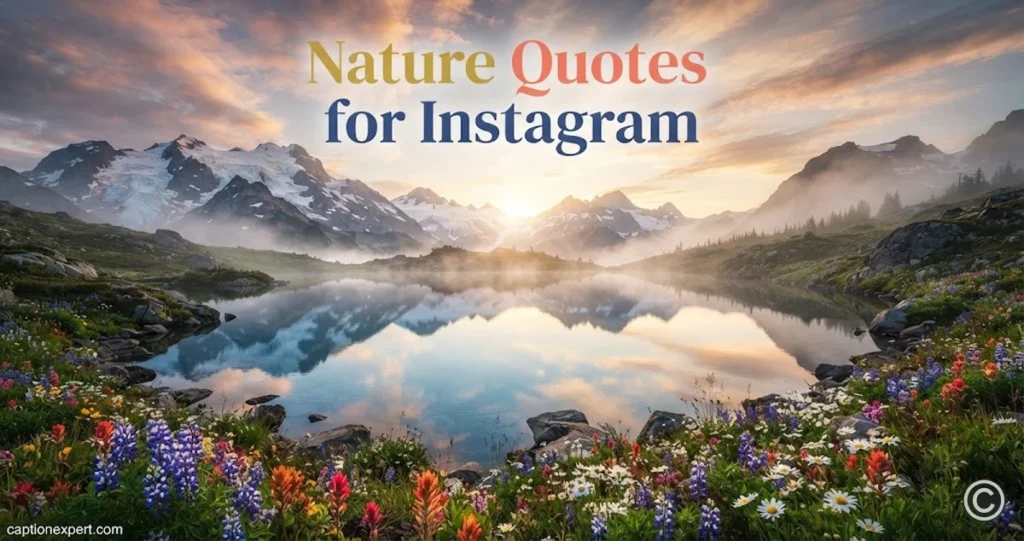 Nature Quotes for Instagram
