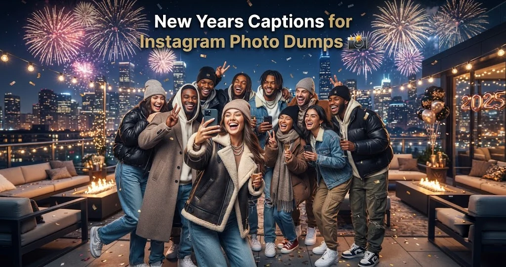 New Years Captions for Instagram Photo Dumps 