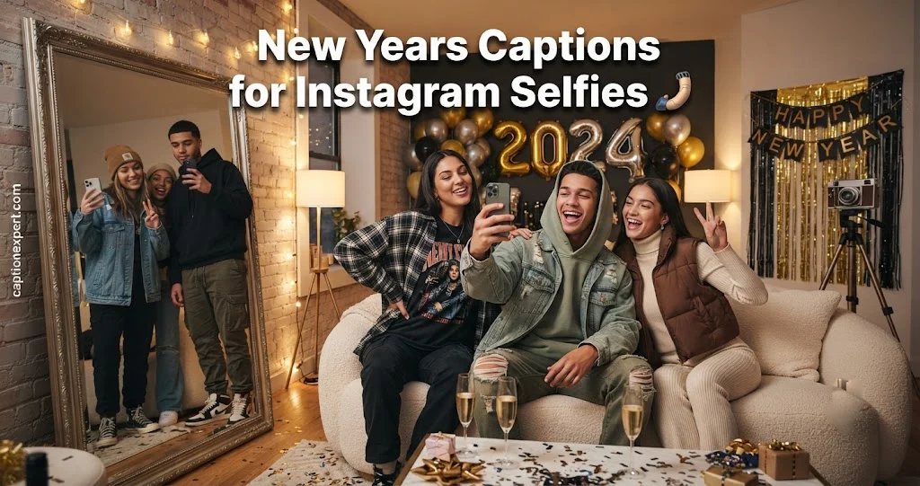 New Years Captions for Instagram Selfies