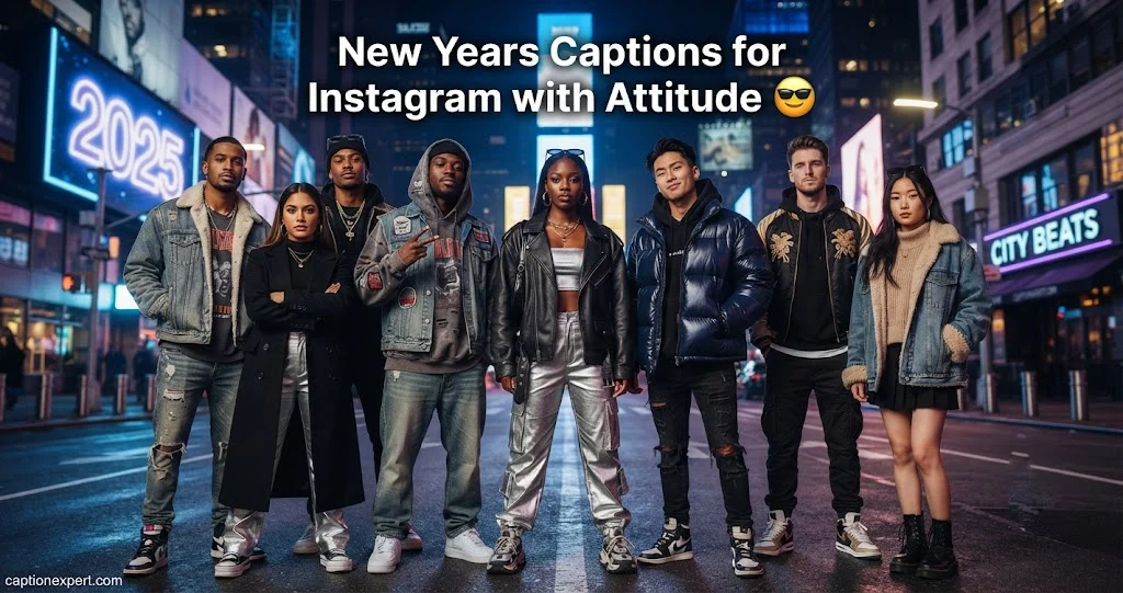 New Years Captions for Instagram with Attitude 