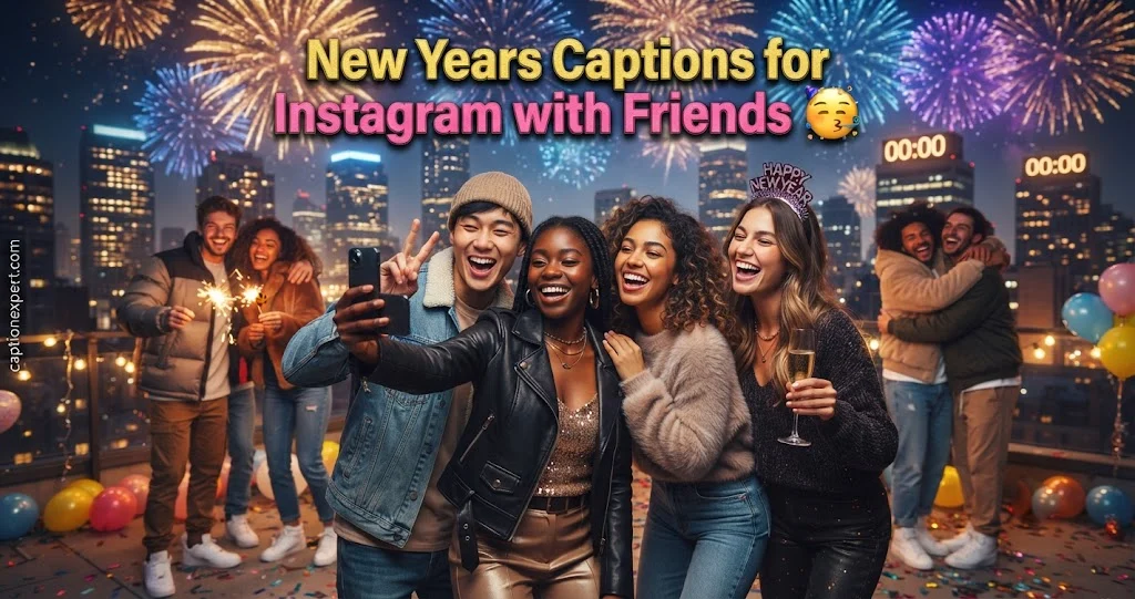 New Years Captions for Instagram with Friends