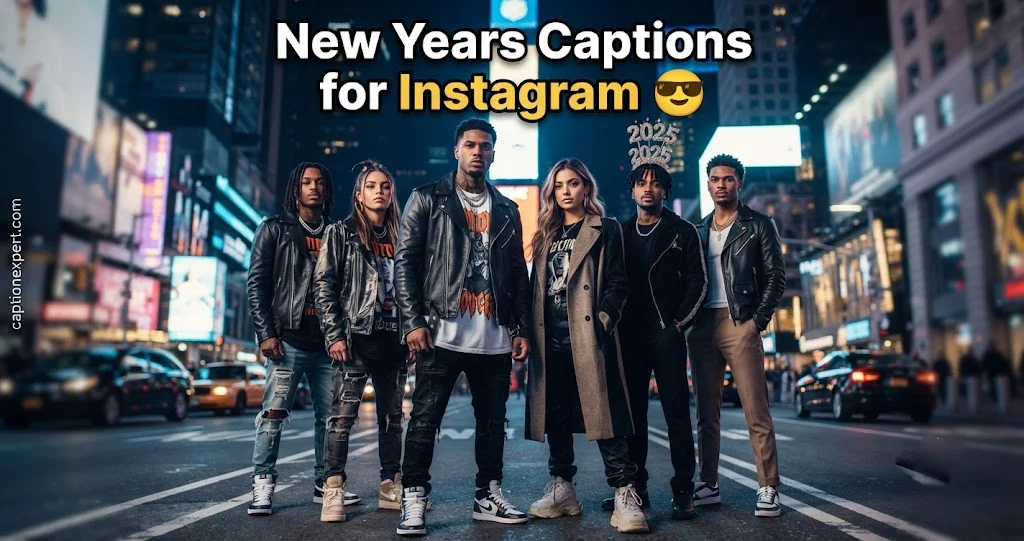 New Years Captions