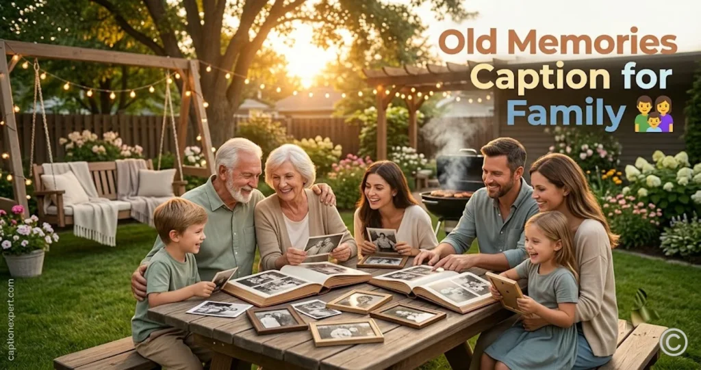 Old Memories Caption for Family 