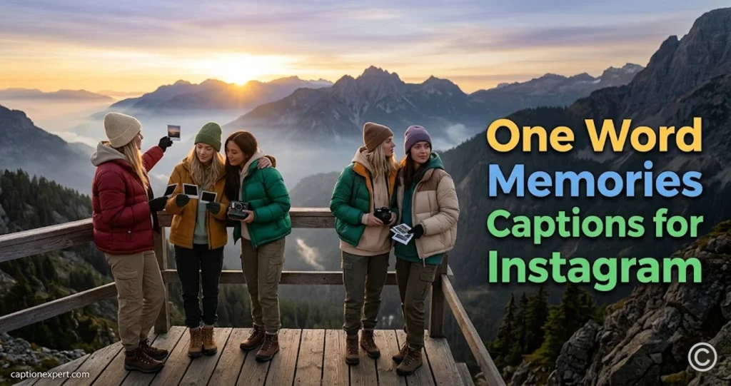 One Word Memories Captions