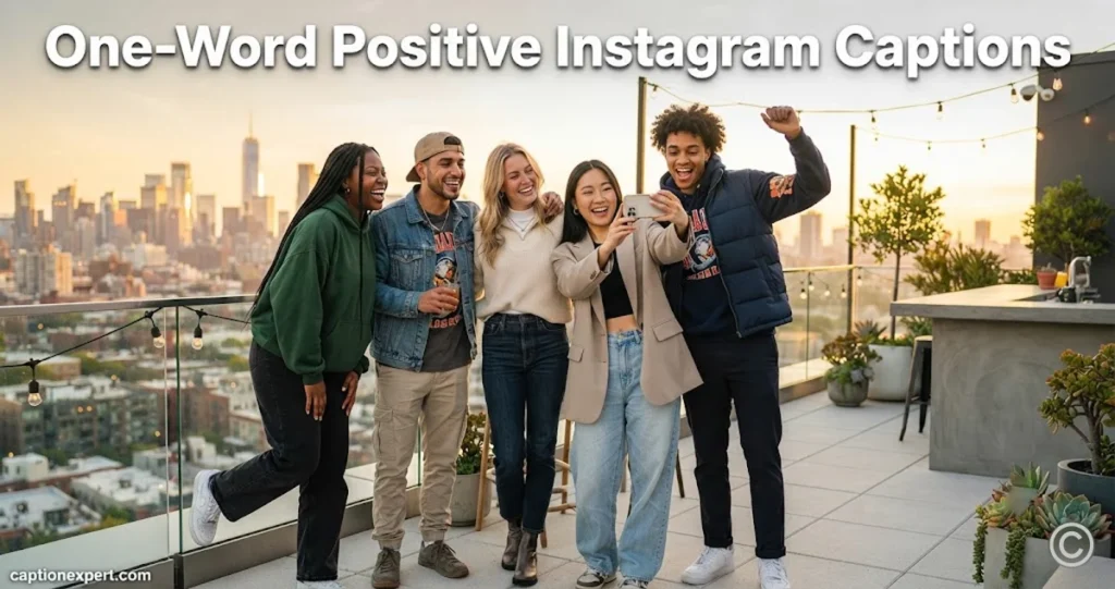  One-Word Positive Instagram Captions