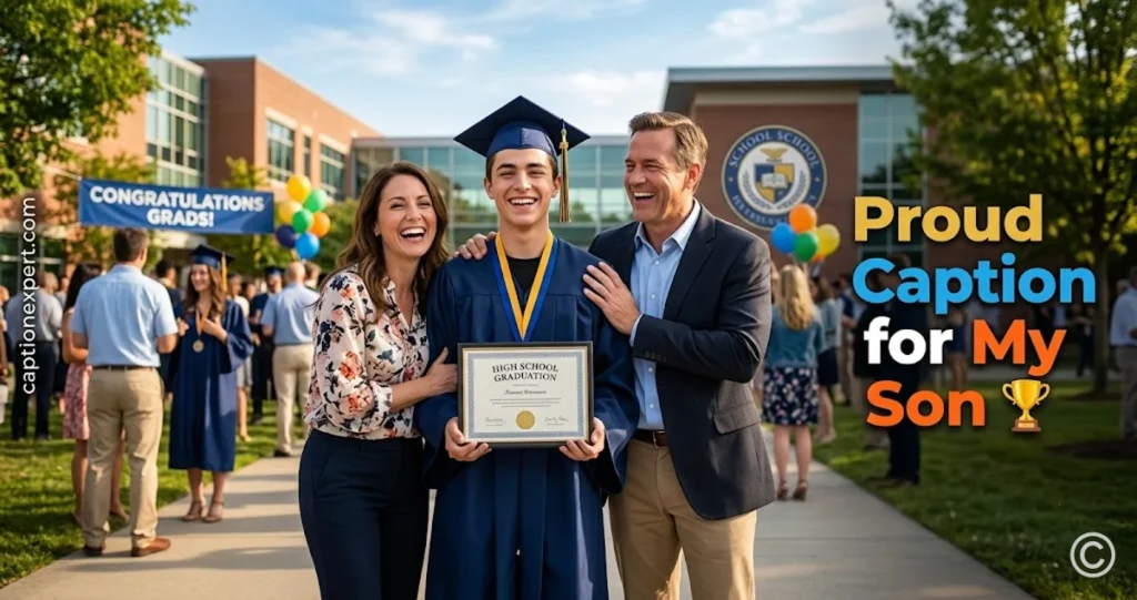 Proud Caption for My Son 