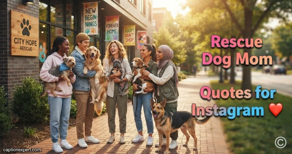 Rescue Dog Mom Quotes for Instagram 