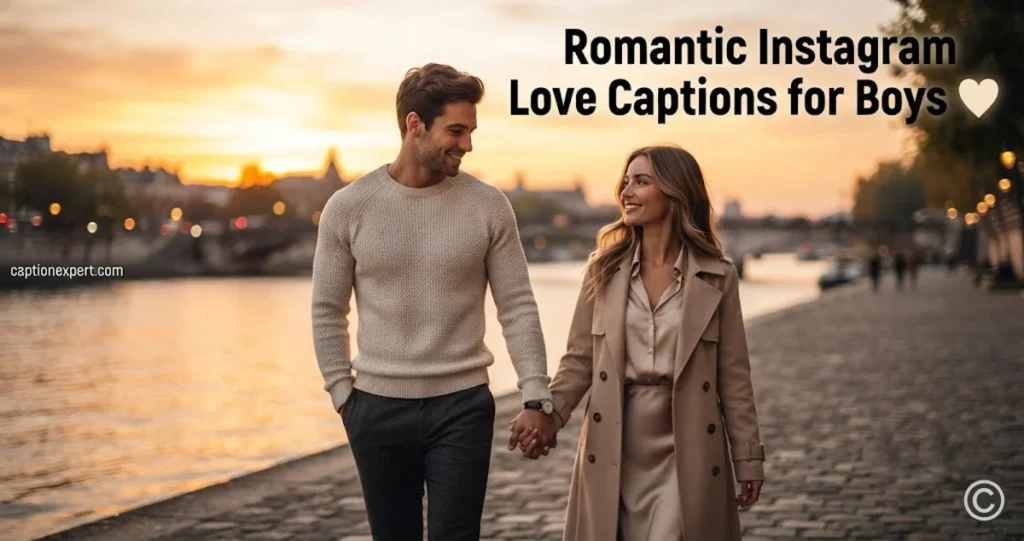 Romantic Instagram Love Captions for Boys