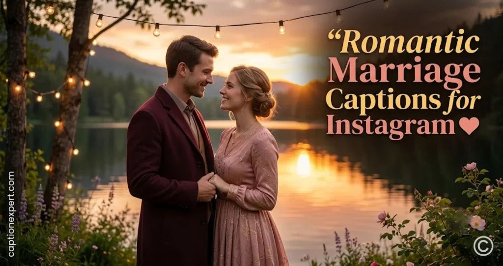 Romantic Marriage Captions for Instagram