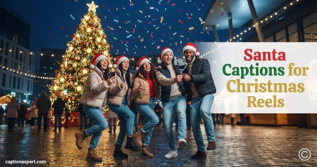 Santa Captions for Christmas Reels