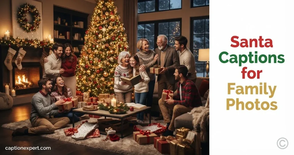 Santa Captions for Family Photos 