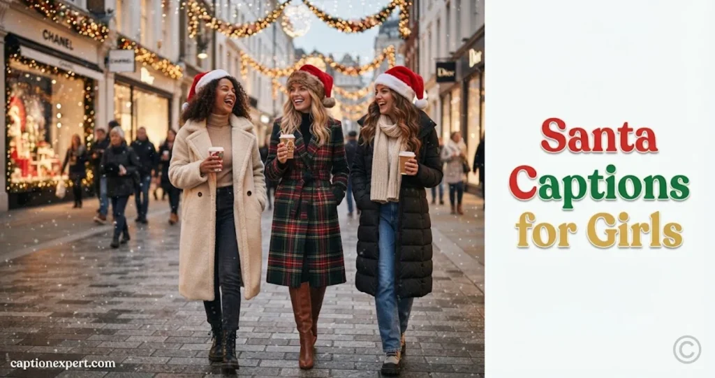 Santa Captions for Girls 
