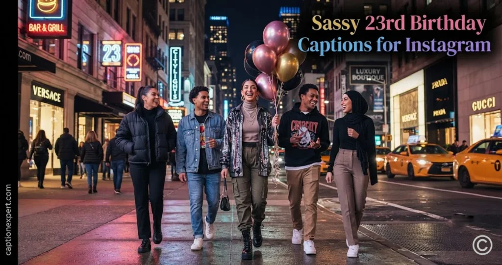 Sassy 23rd Birthday Captions