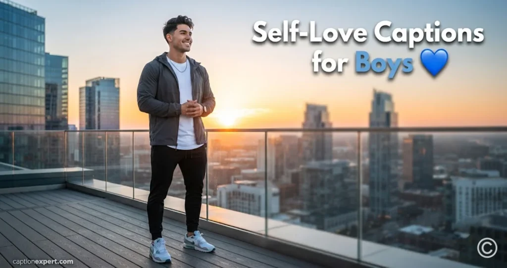 Self-Love Captions for Boys