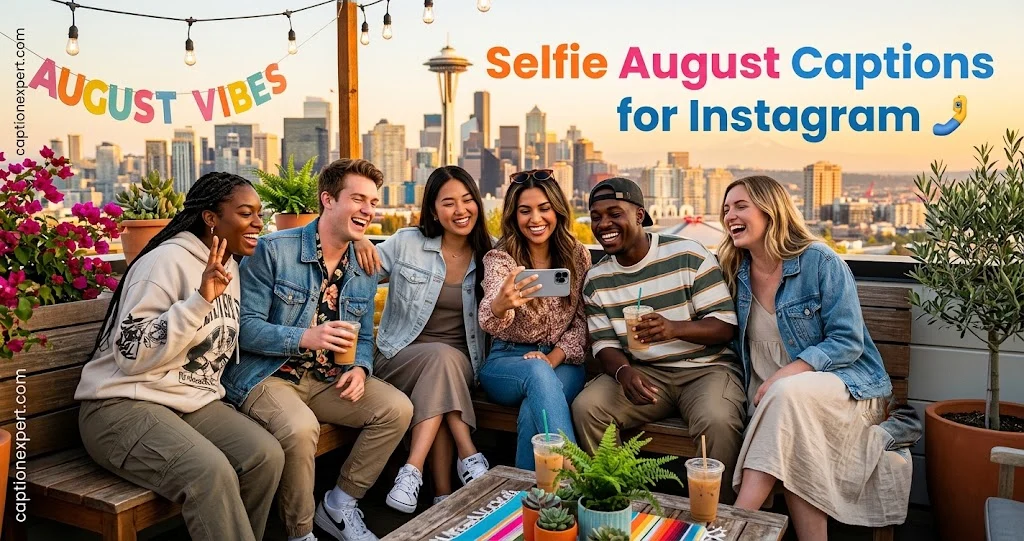 Selfie August Captions for Instagram 