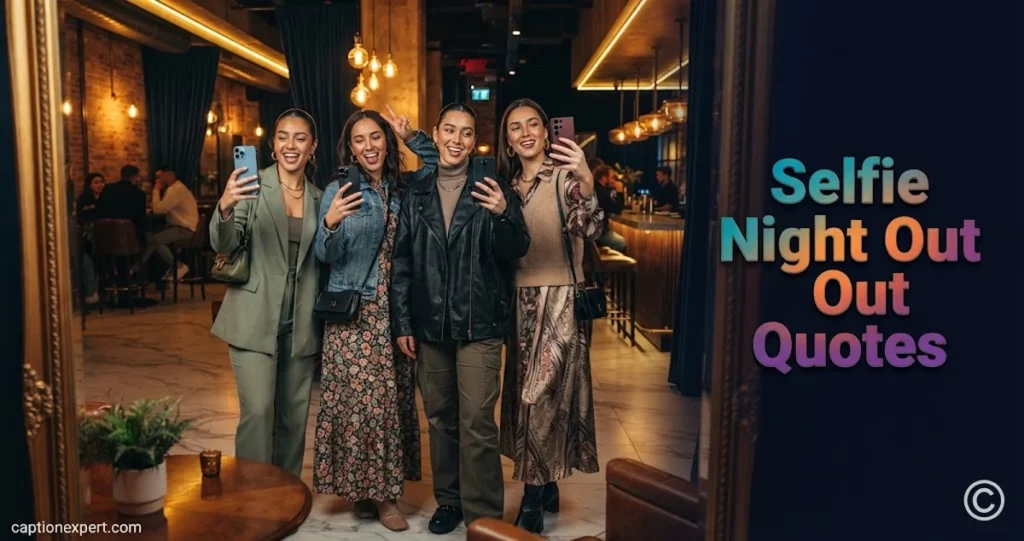 Selfie Night Out Quotes