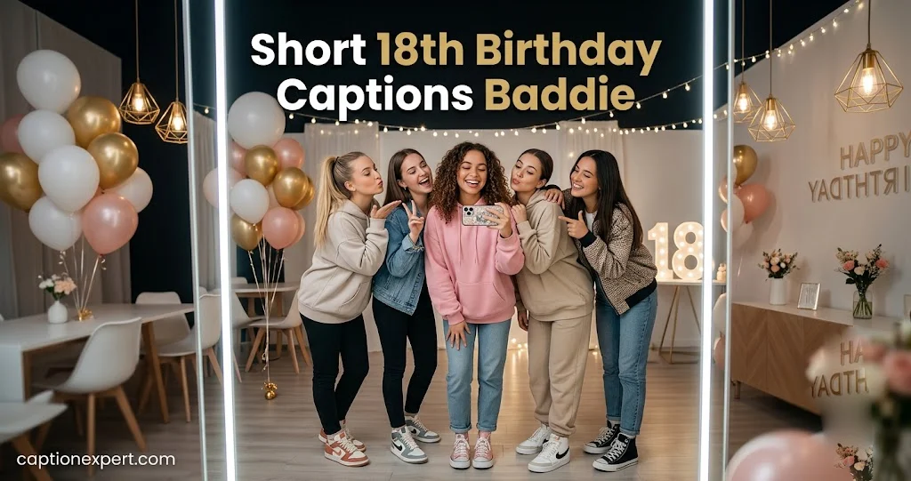  Short 18th Birthday Captions Baddie 
